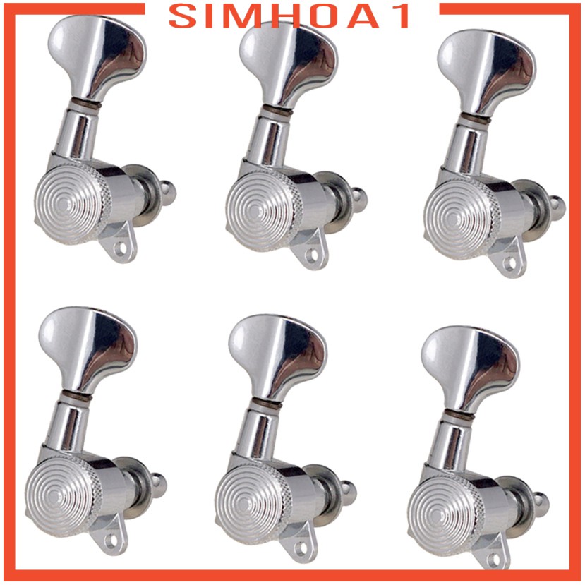[SIMHOA1] อะไหล่จูนเนอร์ปรับสายกีตาร์ไฟฟ้า อะคูสติก 6R