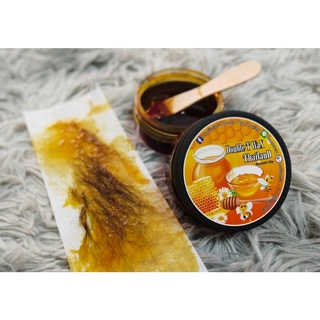 แว๊กซ์กำจัดขน100g.แว็กซ์กำจัดขน แว๊กซ์น้ำผึ้ง honey waxไม่ต้องอุ่นก่อนแว๊กซ์ Double T Wax ThailanD