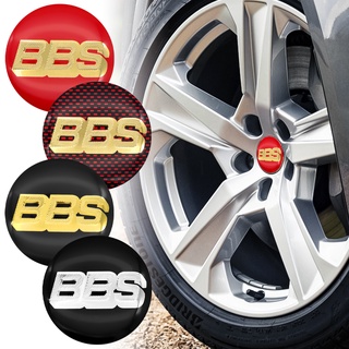 Bbs สติกเกอร์ฉลาก 3D 56 มม. สําหรับติดตกแต่งล้อรถยนต์ BBS