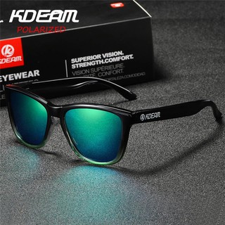 Kdeam แว่นตากันแดดผู้ชายแว่นตากีฬา Polarized แว่นตากันแดดแว่นตากันแดด