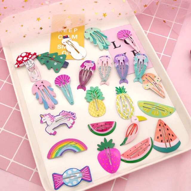 พร้อมส่ง 📦 กิ๊บการ์ตูน คละลาย