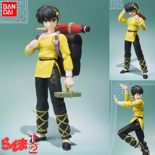 Model Figma งานแท้ ฟิกม่า Figure ฟิกเกอร์ S.H. Figuarts BANDAI Ranma ½ รันม่าไอ้หนุ่มกังฟู Hibiki Ryouga ฮิบิกิ เรียวกะ