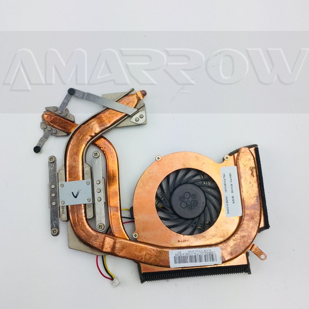 แล็ปท็อปเดิมฮีทซิงค์พัดลมระบายความร้อน Cpu Cooler สําหรับ Lenovo SL410 SL410K SL510 L410 L510 ASM:60
