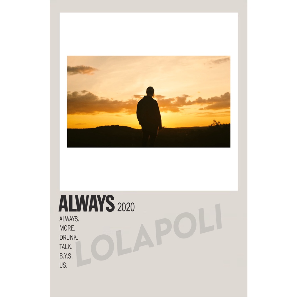 โปสเตอร์ปกอัลบั้ม Always - Keshi