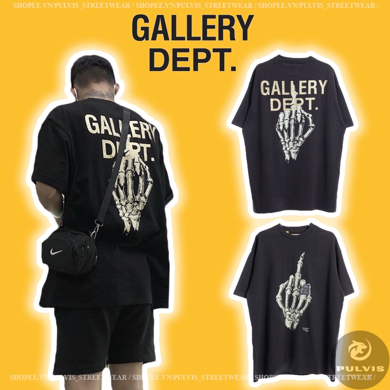 ️ คุณภาพสูง ] - Tee Gallery Dept Letter Print Vintage Tee, Gallery Dept GD T-Shirt