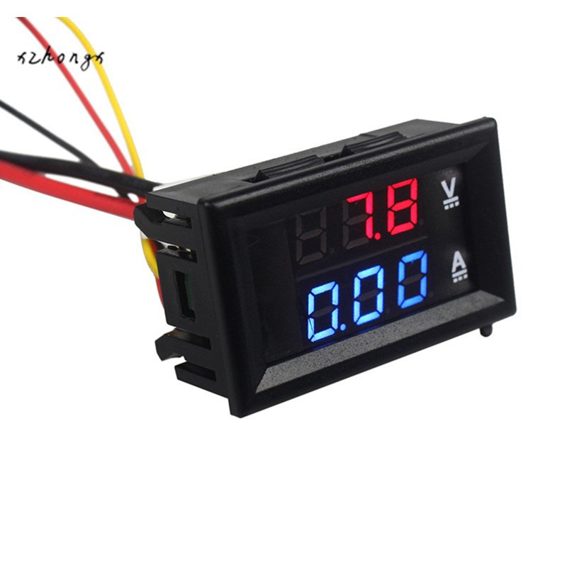 โวลต์มิเตอร์ แสดงโวลต์มิเตอร์ 0.28 & Qot; Dc 100V 0-100V 10A