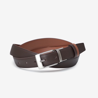 TAKEO KIKUCHI เข็มขัดหนัง  2-TONE BELT NEW BUCKLE