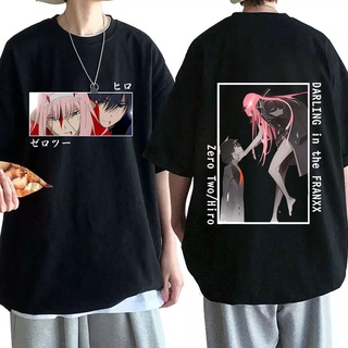 เสื้อยืด ผ้าฝ้ายพรีเมี่ยม พิมพ์ลาย JUMBO ZERO TWO HIRO ทุกขนาดS-5XL