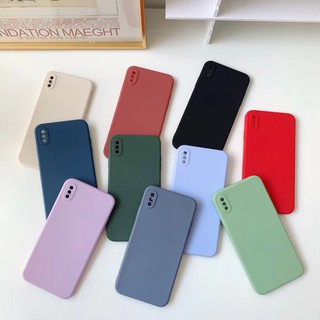 ใหม่สีพื้น สำหรับ TPU  เคสมือถือ  lPhone 11 12 lPhone 8plus 7plus 8 7 6 6s Plus X XS SE 2020 11Pro 12Pro Max 12Mini
