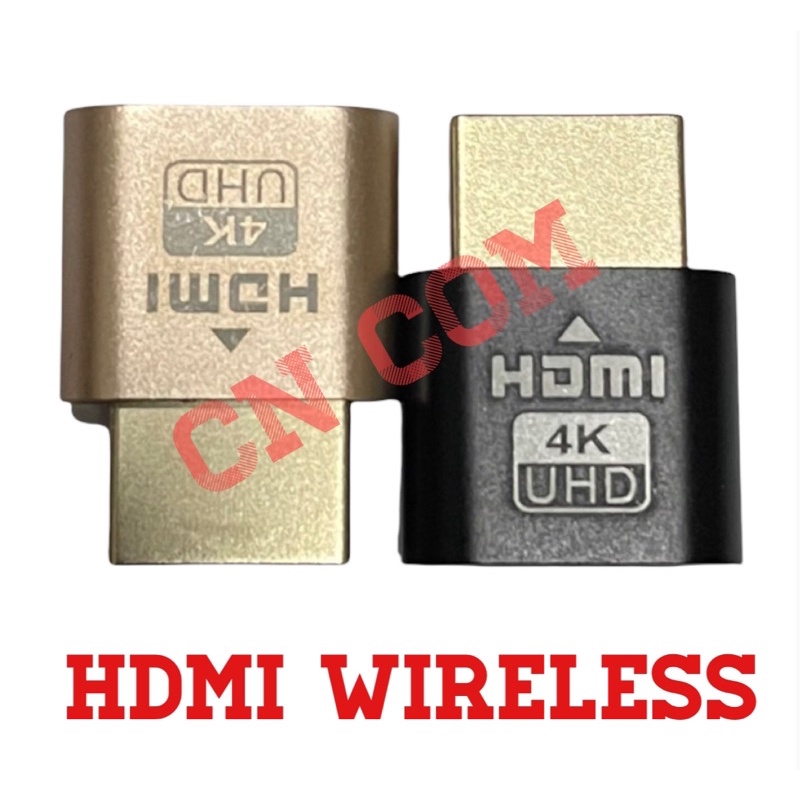HDMI HDMI เสมือนอะแดปเตอร์ Led คำแนะนำ4K HDMI Dummy โกง Virtual ปลั๊ก3060สำหรับ Bitcoin กองทุนอีทีเอฟ Mining