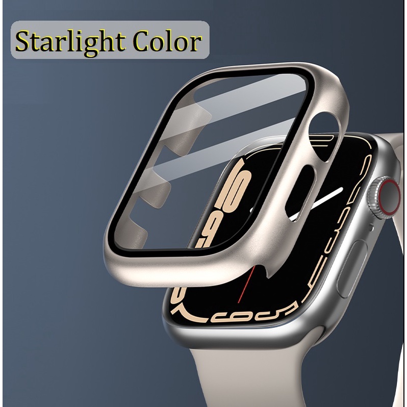 เคสสายนาฬิกาข้อมือ สเตนเลส ลายดาว หรูหรา สําหรับ Apple Watch i Watch Strap Series10 9 8 7 6 5 4 ขนาด 41 มม.~45 มม. Compatible for apple watch เคส