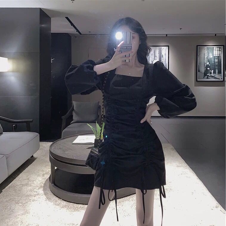 【High Quality】Korean Style New Fashion Large Size Dress Slim Fit ...