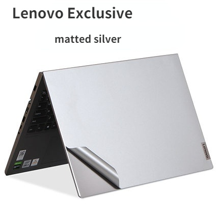ที่กําหนดเอง Vinly Self กาวสติกเกอร์แล็ปท็อป silver 3 ด้านผิว 14 15.6 13 นิ้ว Lenovo Thinkpad L470 L