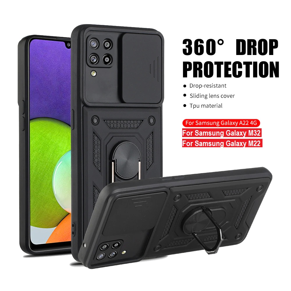 เคส HP Samsung A22 4G เคส Softcase Slide ARMOR PROTECTION เคส Samsung A22 4G