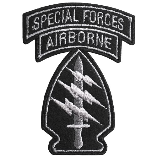 อาร์มติดเสื้อ ลาย special force air born ลายดาบสายฟ้า special force สินค้าพร้อมส่งงานปักละเอียด