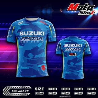 MOTOSHIRT เสื้อขี่มอเตอร์ไซต์ SUZUKI SUZ-B04-18