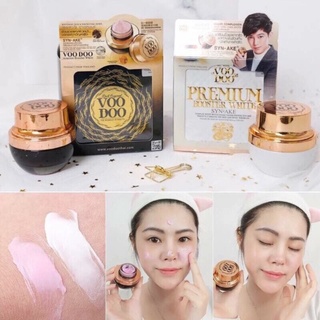 ครีมบำรุงผิวหน้า สำหรับผิวแพ้ง่าย VOODOO ขาว-ดำ PREMIUM BOOSTER SLEEPING CREAM  ผิวหน้ายกกระชับเต่งตึง 30.5g.