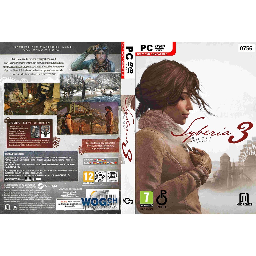 (PC) Syberia 3 Deluxe Edition