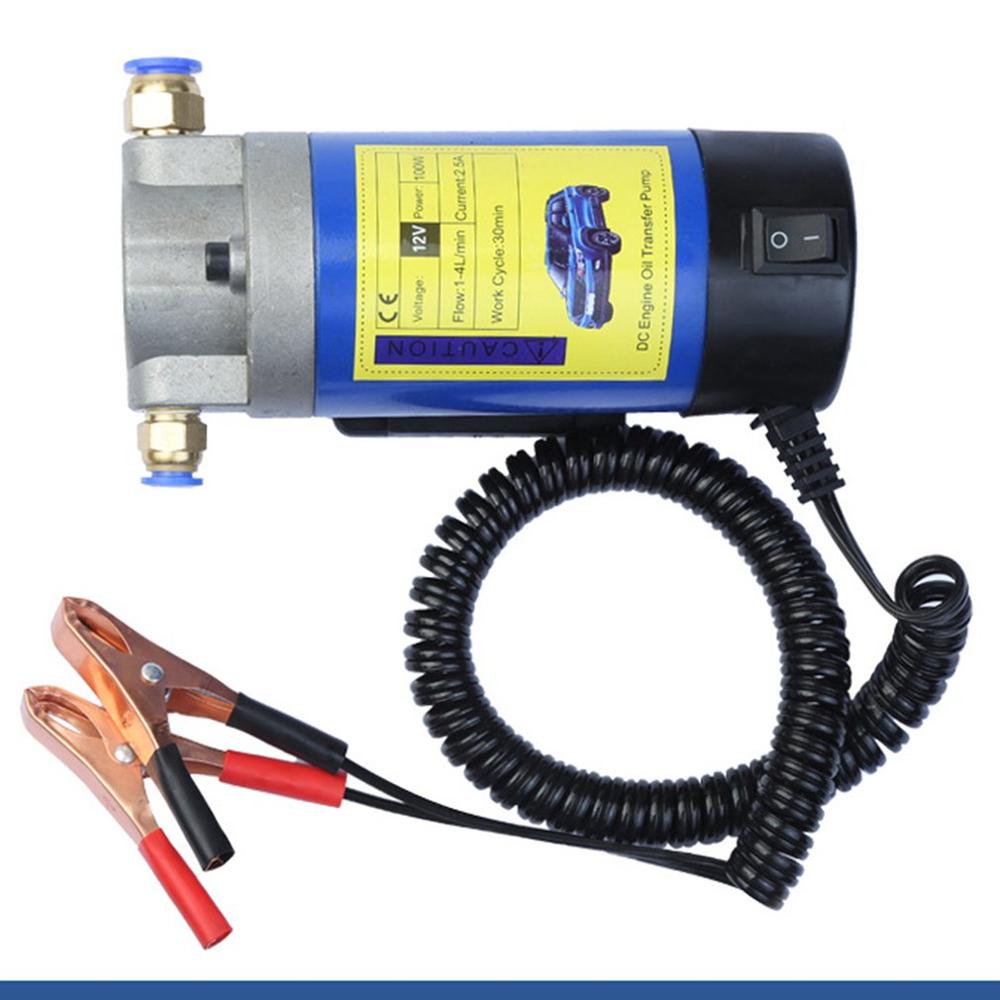 High Quality 12V Electric Scavenge Suction Transfer Change Pump Motor Oil Diesel Extractor Pump100W 