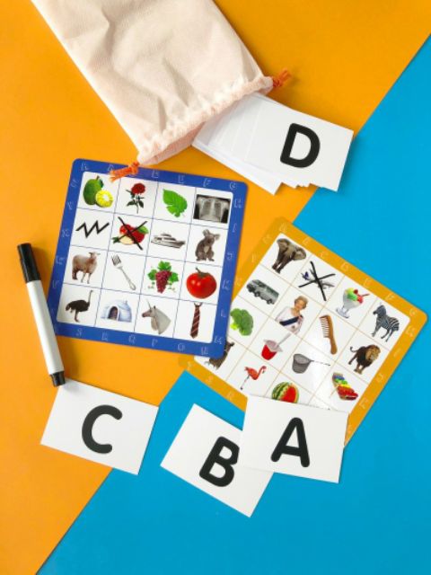 เกมบิงโก A-Z Bingo ABC เขียนแล้วลบได้ บอร์ดเกมเด็ก Bingo A-Z Vanda Learning