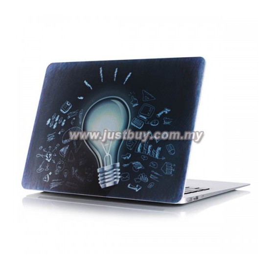 Macbook PRO Retina 13 นิ้ว A1502/A1425 Art Graphic Rubberized Hard Case - Idea Black