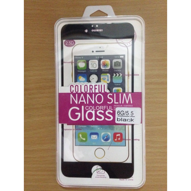 ฟิล์มกระจก iphone6 plus,i6S+ เต็มจอ