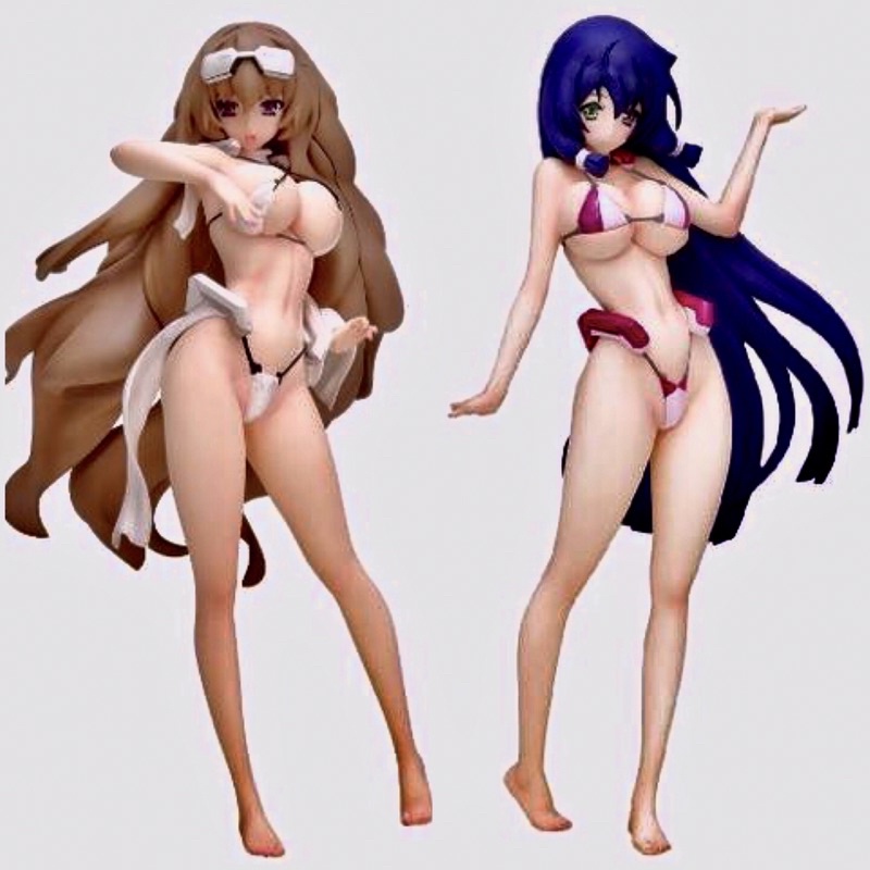 Kyoukai Senjou no Horizon – Aoi Kimi & Asama Tomo– Beach Queens – 1/10 – Swimsuit ver. (Wave)