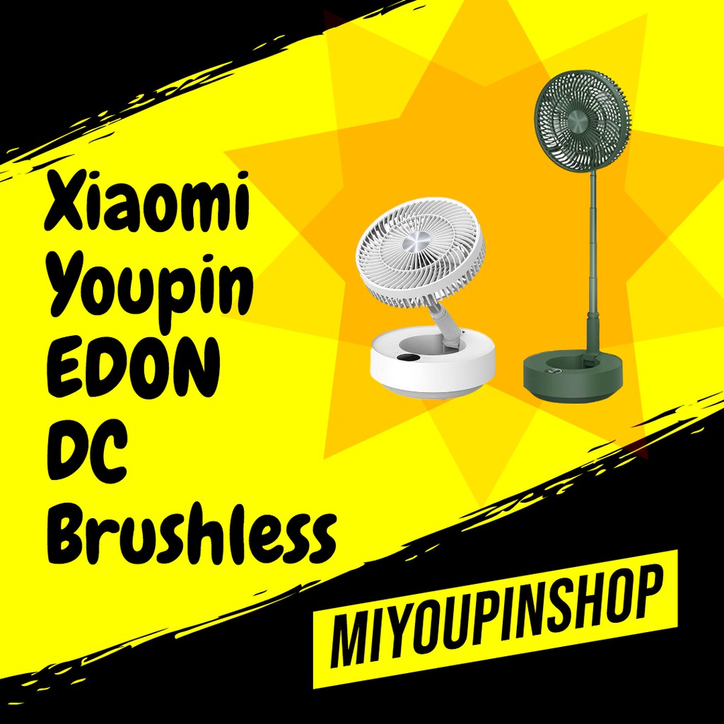 Xiaomi Youpin EDON พัดลมมอเตอร์ DC Brushless พับได้ พร้อมเครื่องพ่นไอน้ำ