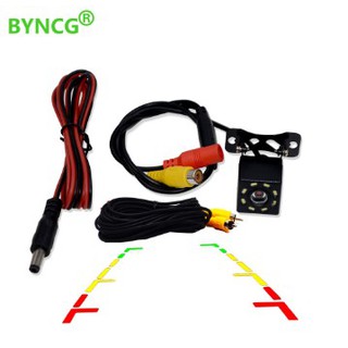 กล้องมองหลัง กล้องติดรถยนต์ AV Cable 8 LED Car Rear View Camera