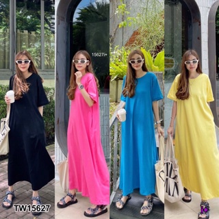 Maxidress ทรงโอเวอร์ไซส์สไตล์เกาหลี