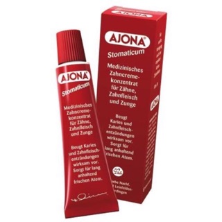 AJONA Stomaticum Toothpaste Concentrate – Antibacterial 25ml (made in Germany) ยาสีฟันเข้มข้นและฆ่าเชื้อแบคทีเรีย