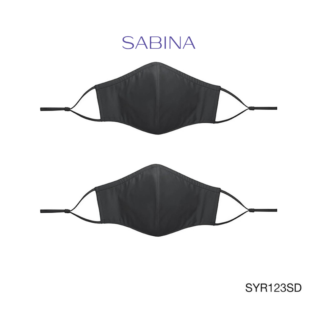 Sabina หน้ากากอนามัย ( Set 2 ชิ้น) TRIPLE MASK EXTRA SIZE รหัส SYR123SD สีเทา
