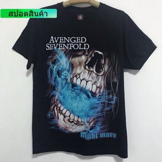 เสื้อวง Avenged Sevenfold Tshirt Rock เสื้อยืด A7X ผ้าฝ้ายแท้