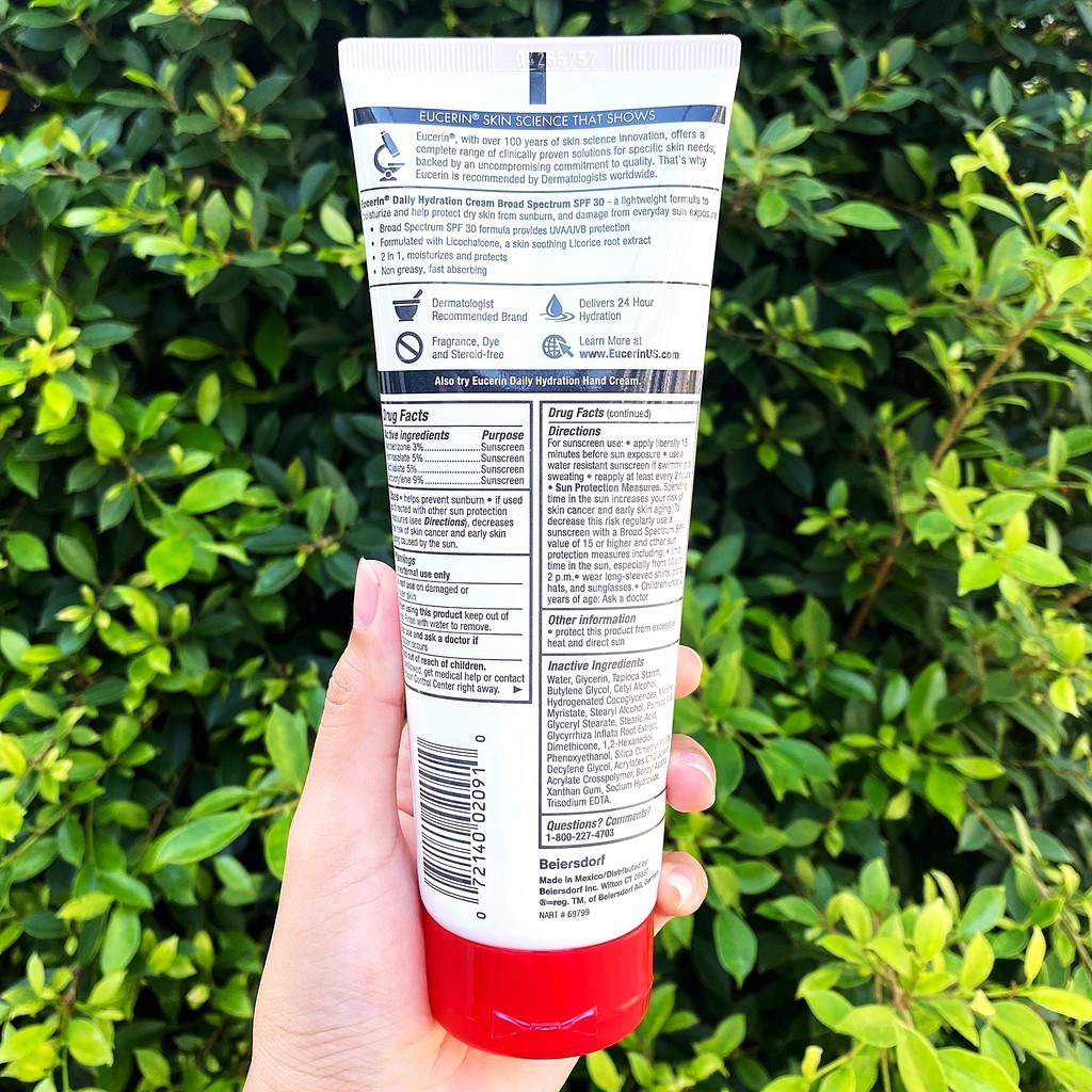 75% OFF ราคา Sale!!! EXP 06/2025 ยูเซอริน ครีมกันแดด Daily Hydration Moisturizer+Sunscreen Fragrance Free ราคา ถูกที่สุด ดีลบีเคเค แกลเลอรีภาพที่ 2