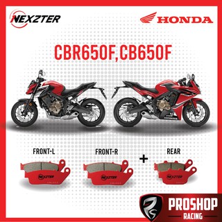 ผ้าเบรค Nexzter สำหรับ  CBR650,CB650F,CB400