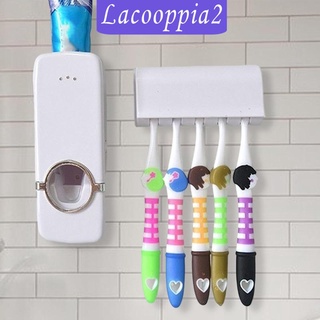 [Lacooppia2] 2 in 1 เครื่องจ่ายแปรงสีฟัน และที่เก็บแปรงสีฟัน แฮนด์ฟรี สําหรับโรงแรม