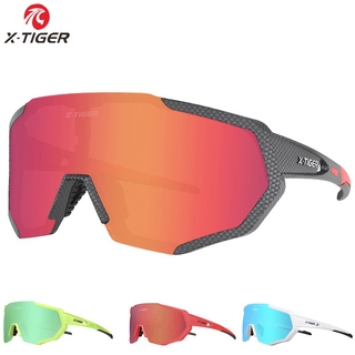 X-TIGER แว่นตากันแดดเลนส์ Polarized 3 In 1 สําหรับเล่นกีฬาขี่จักรยานตกปลา