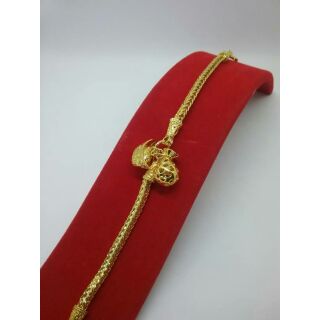 ข้อมือทองเคนอก ถุงทอง นำโชค สนใจบูชา ทักมาจร้า สาธุ