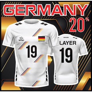 🌈โค้ดSENSEIOMGลด15%🌈เสื้อแขนสั้นพิมพ์ลาย(หน้า-หลัง) ลายGERMANY2