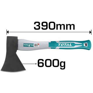 TOTAL ขวานด้ามไฟเบอร์ ขนาด 600g รุ่น THT786006