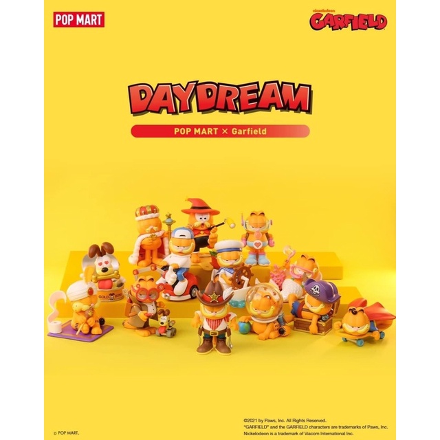 ❣️พร้อมส่ง…แบบยกกล่อง❣️Pop Mart Garfield Daydream (1 Set)