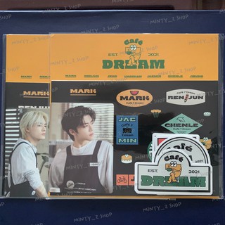 LUGGAGE STICKER SET - Café 7 DREAM มาร์ค แจมิน เจโน่ MARK JAEMIN JENO NCT DREAM คาเฟ่