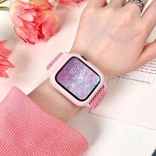 สายนาฬิกาข้อมือไนล่อน สําหรับ Smart Watches Series 8 7 6 SE 5 4 3 2 1 ขนาด 41 มม. 45 มม. 44 มม. 42 มม. 40 มม. 38 มม.