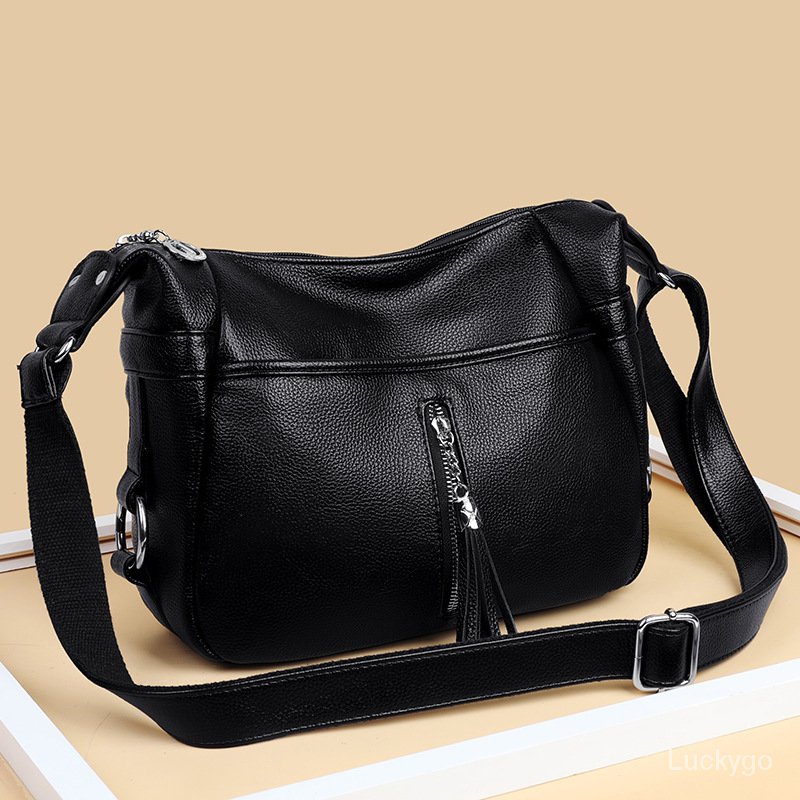 Ready Stock Womens Bag Autumn and Winter Shoulder Bag MiddleAged Mom