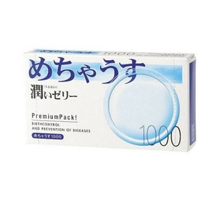 Fujilatex meccha usui 1000 บาง ชุ่มชื่น มาตรฐาน