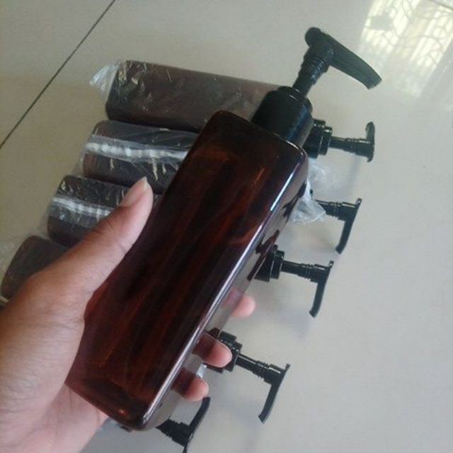 ขวดหัวปั้ม​ ขวดปั้ม ขวดเปล่า 200ml. (พลาสติกใส)​