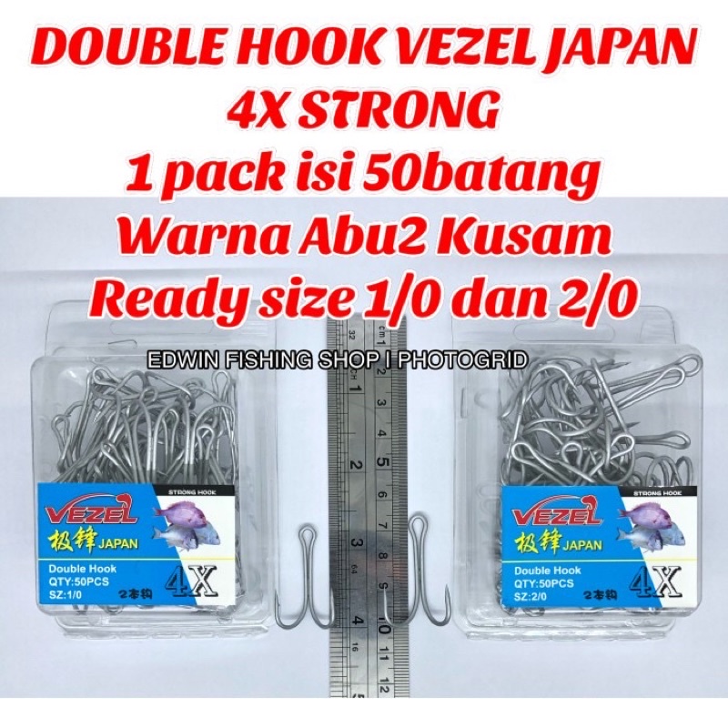 ตะขอคู่ VEZEL JAPAN 4x STRONG