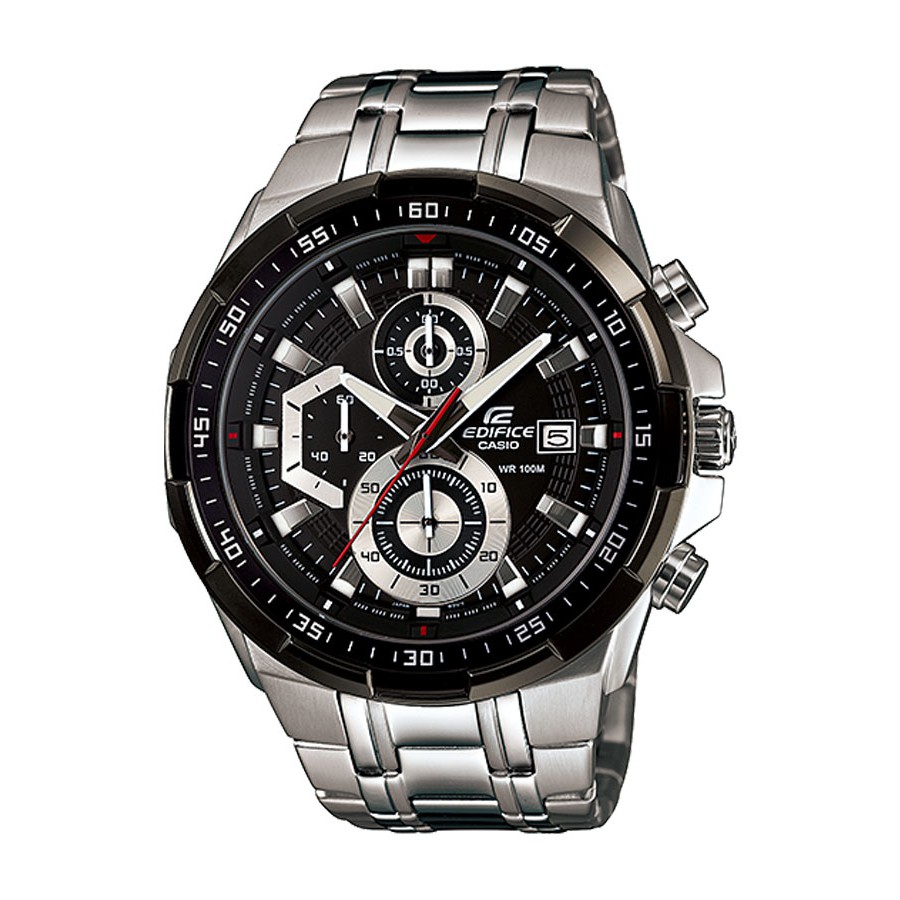 Casio Edifice นาฬิกาข้อมือผู้ชาย สายสแตนเลส  รุ่น EFR-539,EFR-539D,EFR-539D-1A - สีเงิน