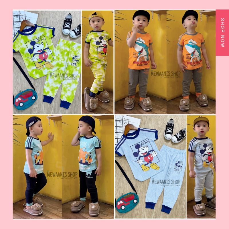 Gym Kids Boy ชุดนอนเด็ก / Baju Tidur Kanak2 (1Y - 7Y) ️