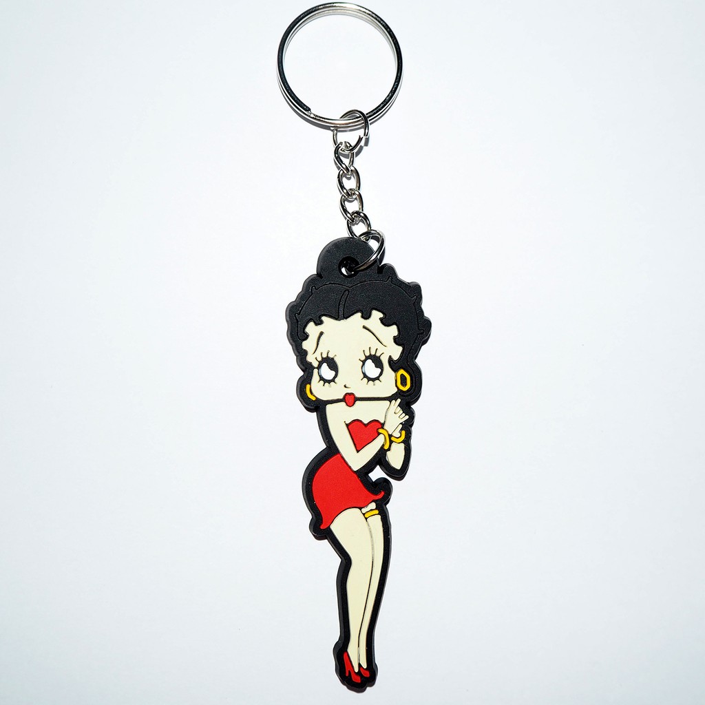 พวงกุญแจยาง Betty Boop เบ็ตตี้ บู๊พ